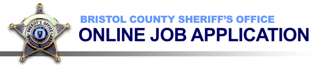 image of bcso online job application heading