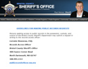 an image of the public records request page