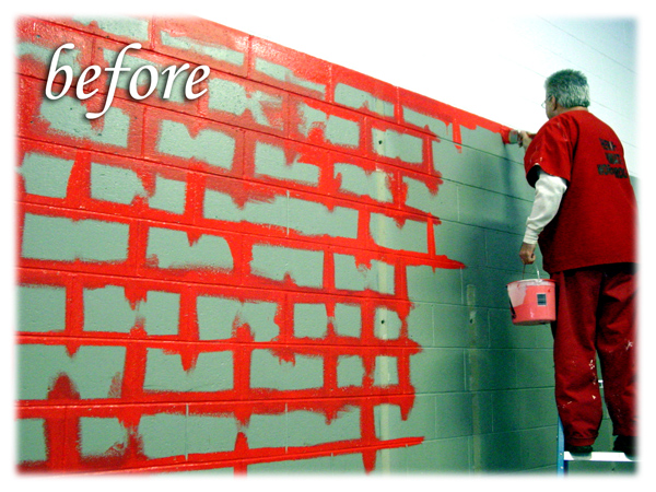 image of inmate painting